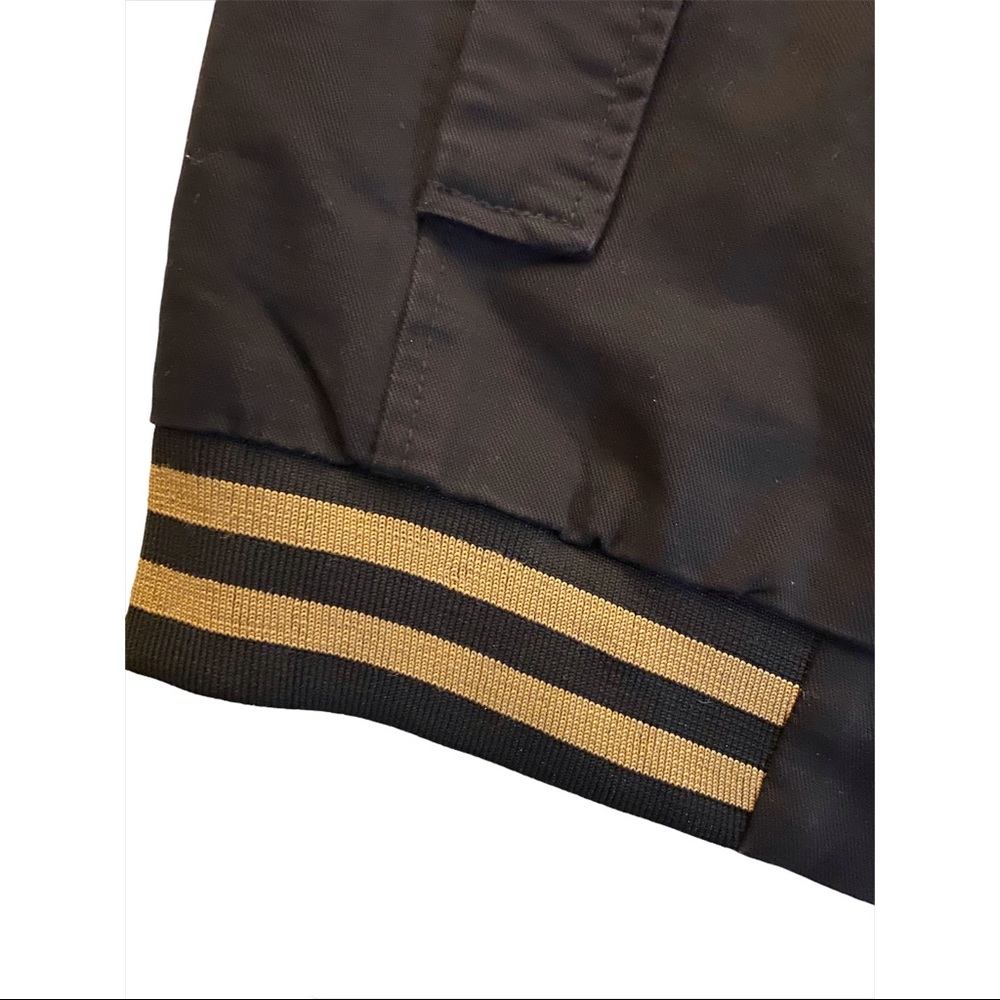 West Louis Men’s Navy Blue Bomber Jacket - Picture 4 of 7